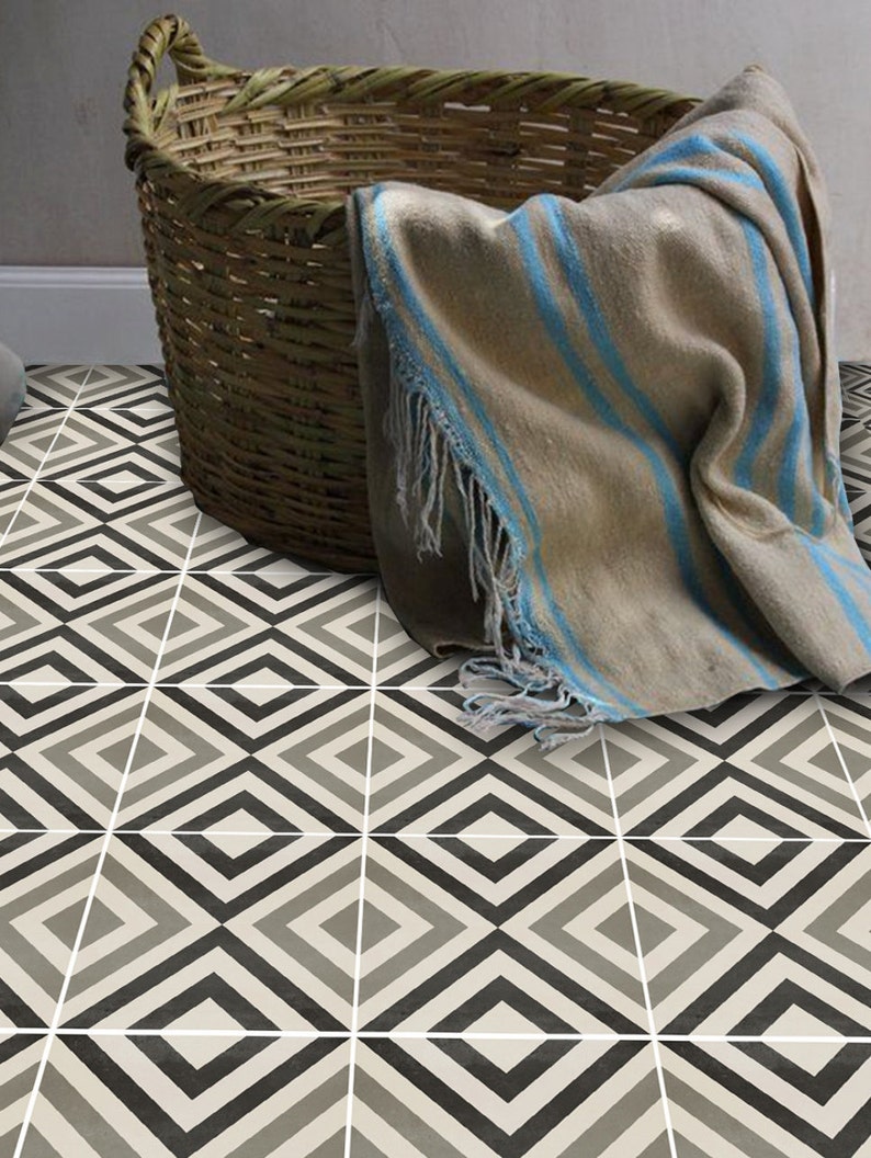 SALE Vinyl Floor Tile Sticker Floor decals Carreaux Etsy