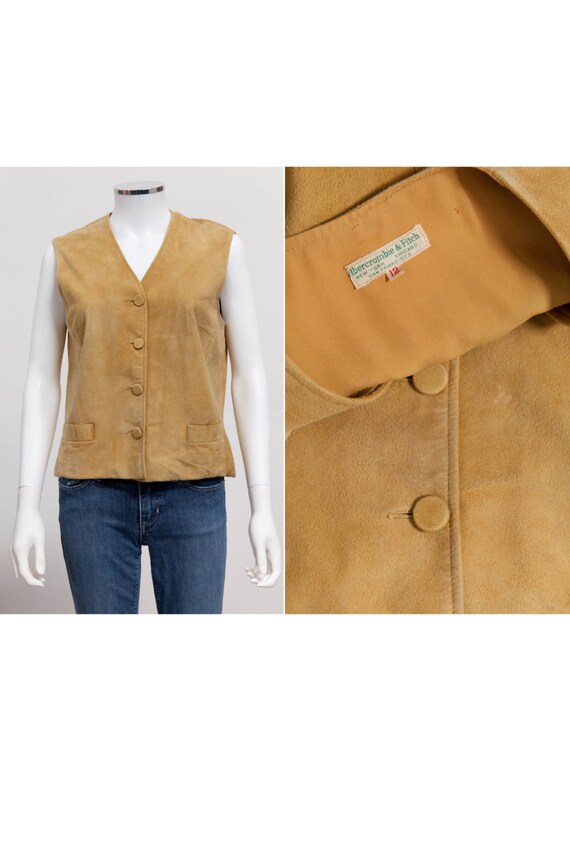 60's Vintage Suede Vest • Vintage Abercrombie and