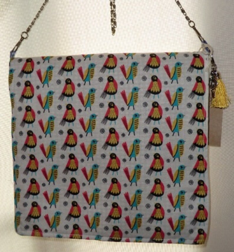 Bag with chain birds of a feather image 4