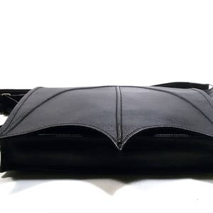 Black Faux Leather Bat Wing Bag Gothic Shoulder Bat Wing Bag - Etsy