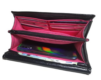 ★NlCK&NlCOLE★ CRYSTAL ACCORDION WALLET_RED BURGUNDY Coach Accordion Zip Wallet, Dark Red | Costco