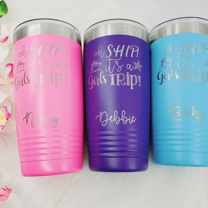 Cruise Tumbler, Girls Trip, Cruise Cup, Personalized Cruise Cup, Personalized Tumbler, Vacation Tumbler, Cruise, Cruise Ship Tumbler