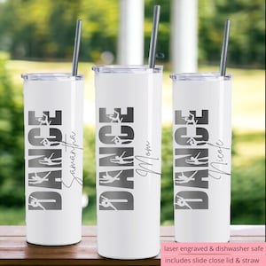 Gift for Dancer, Dance Instructor Gift, Dance Mom Cup, Dance Tumbler, Dance Teacher Gift, Dance Squad Cup, Dance Team Gift, End of Season
