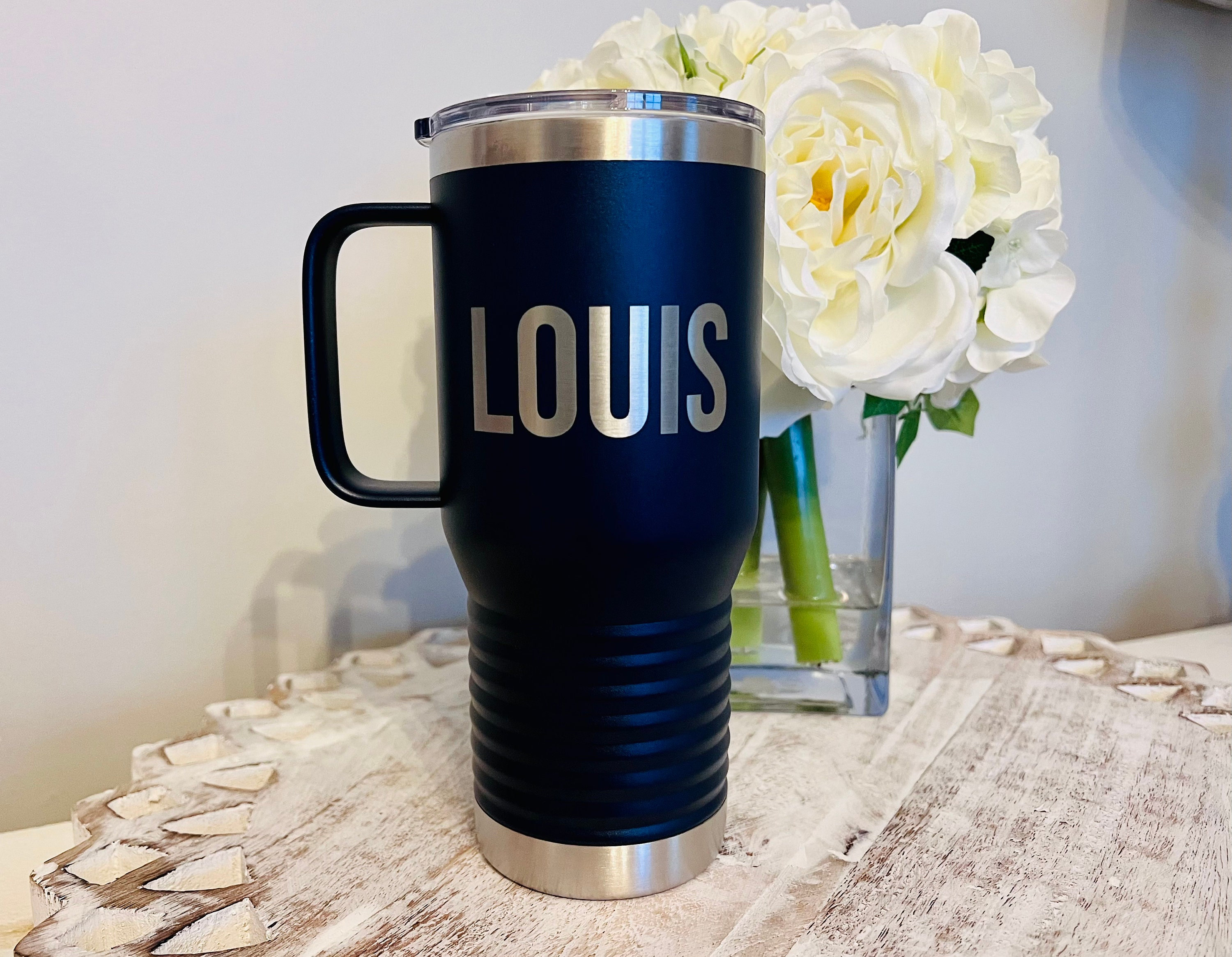 Wood Gift Travel Mug LOUIS LIGHT Engraved Customized Full -  India