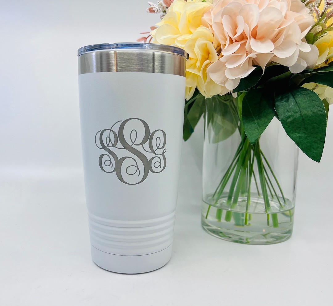 Monogram Coffee Cup Monogram Travel Mug Travel Coffee Cup Monogram Gift