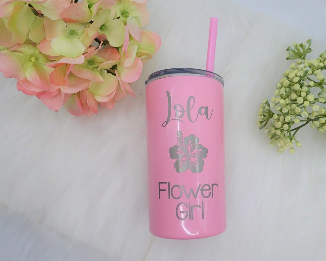 Flower Girl Cup Personalized Flower Girl Tumbler Flower Girl Etsy