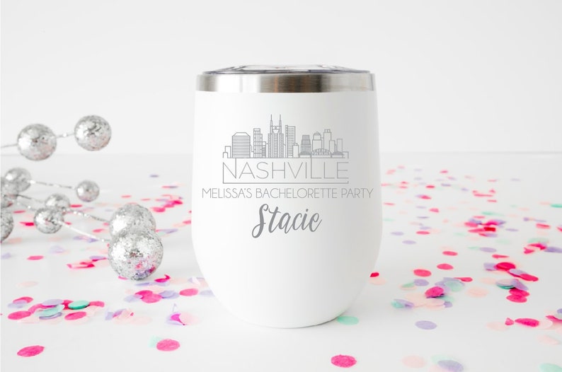 Nashville Bachelorette Party Nashville Tumbler Girls Weekend Bachelorette Party Bachelorette Party Wine Cup Party Cups Weekend Tumbler