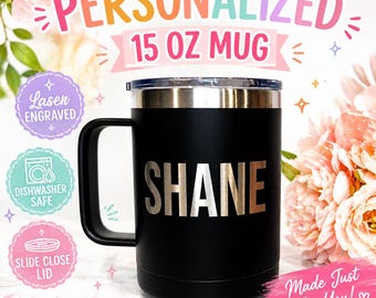 Caneca Térmica Personalizada: Caneca com Gravação Personalizada