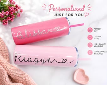 Personalized Stainless Steel Tumbler: Engraved Insulated Travel Mug