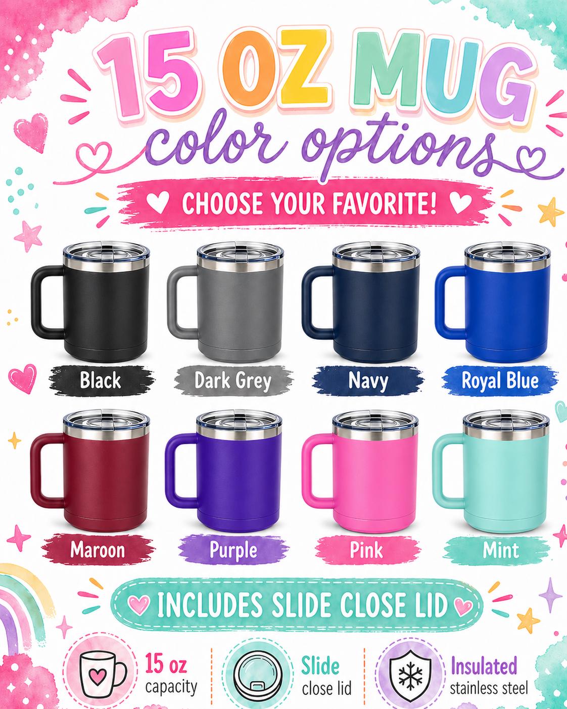 170 coffee mug Stainless Steel Coffee Travel Mug with Handle – Home Haven Décor Store main image 0