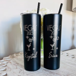 Mädchen Wochenende Vegas Becher, Wochenende Mädchen Becher, Vegas 50. Geburtstag Tassen, Junggesellinnenabschied Becher, Mädchen Kurzurlaub, Las Vegas