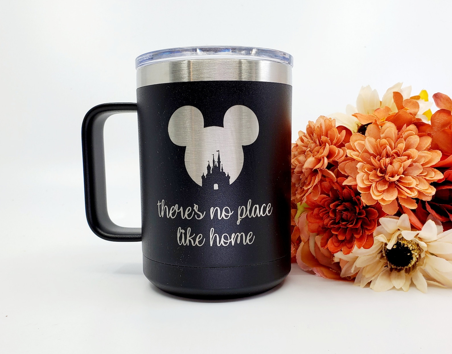 Travel Coffee Cup Travel Mug Disney Cup Mickey Tumbler Etsy