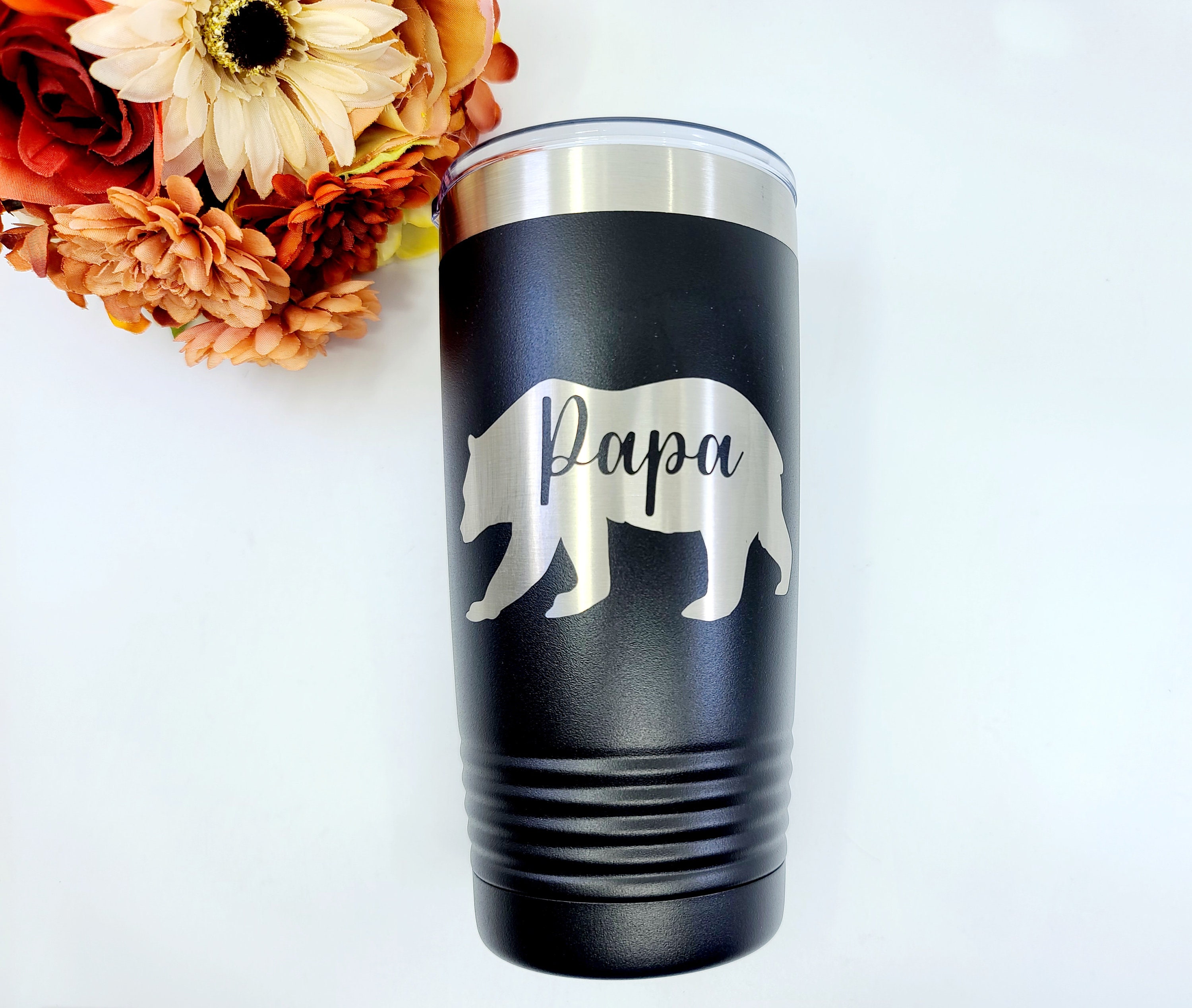 papa bear travel mug