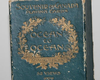 Vintage Goodall Canada Souvenir "Ocean to Ocean" Playings Cards 52 Views -- Free USA Shipping!