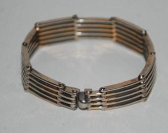 Vintage Industria Argentina Modernist Bracelet-- Free US Shipping!