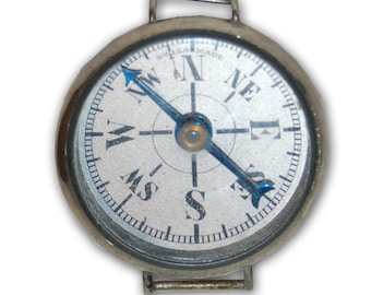 Early 20th Century Wrist Compass, Swiss made -- Free US Shipping!