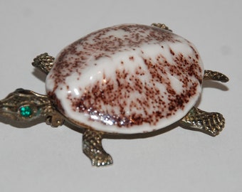 Vintage Lot of Turtle Theme Jewelry Pins and Earrings -- Free USA Shipping!