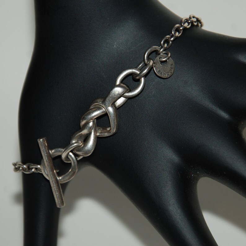 Vintage PANDORA 925 Silver Knotted 