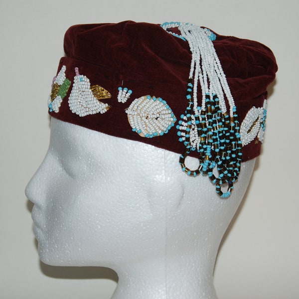 Native Beaded Graduation Cap Etsy