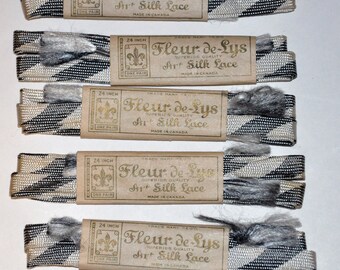 1920s-'40s Never Used Vintage Shoe Laces Old Store Stock -- Free US Shipping