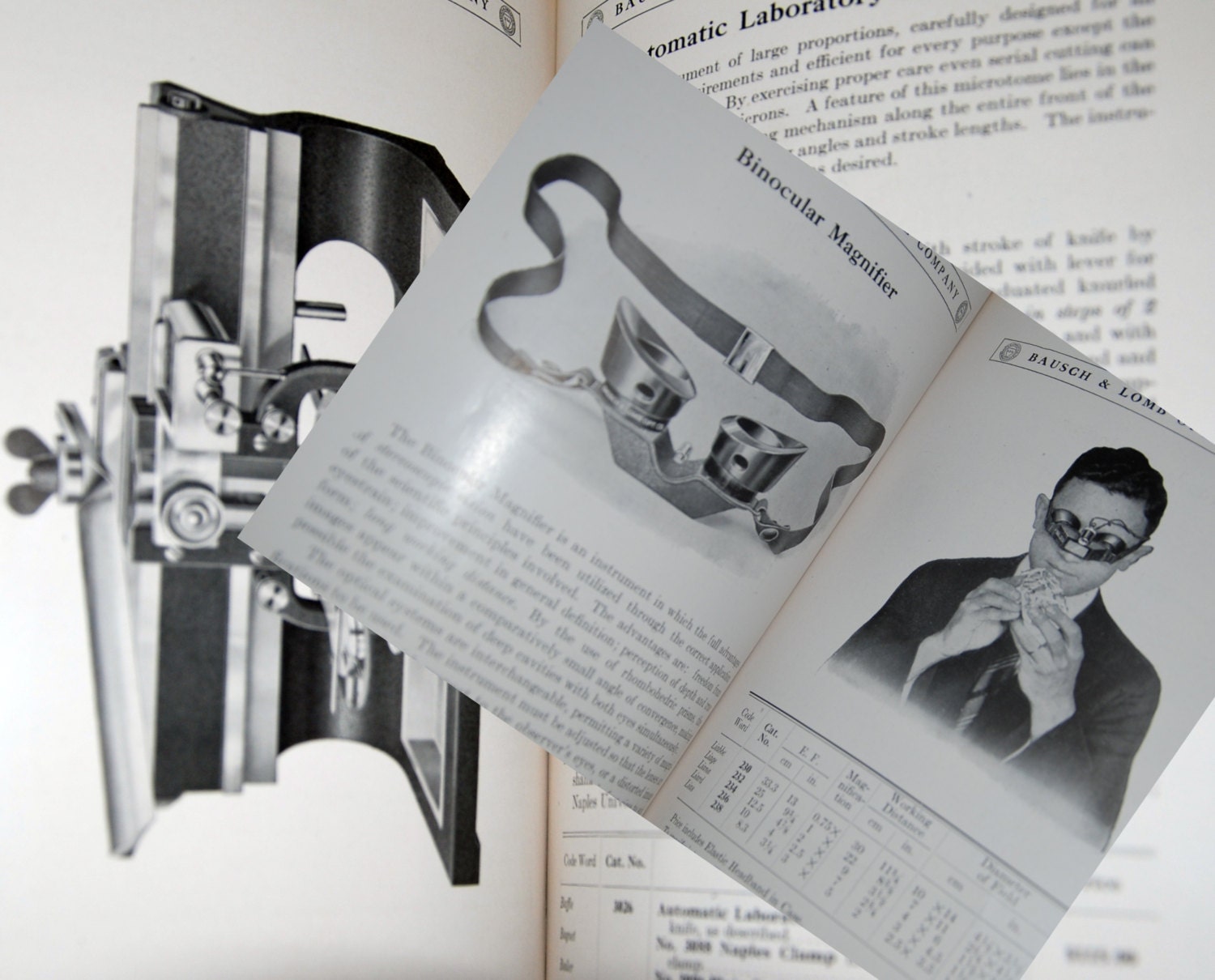 1922 Bausch & Lomb Microscope Catalogue Free US Shipping Etsy