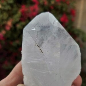 Self Healed, Rainbow, Tabular, Faulted, Abundance, Key Master Quartz Crystal