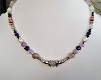 Heart & Soul Necklace Design -  Intentional Gemstone Jewelry for Enhancing Conscious Open Hearted Daily Living