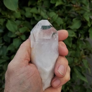 Rainbow, Etched, Abundance, Key Master Quartz Crystal