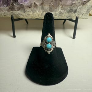 Larimar Sterling Silver Ring