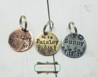 dog name tags etsy