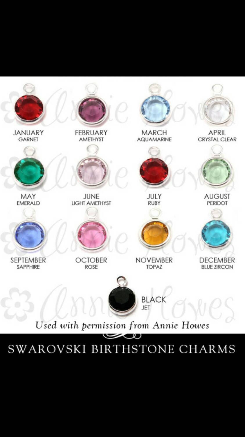 新品POTETE Birth month stone clip Jan Apr 新品POTETE Birth month stone 流す clip Apr