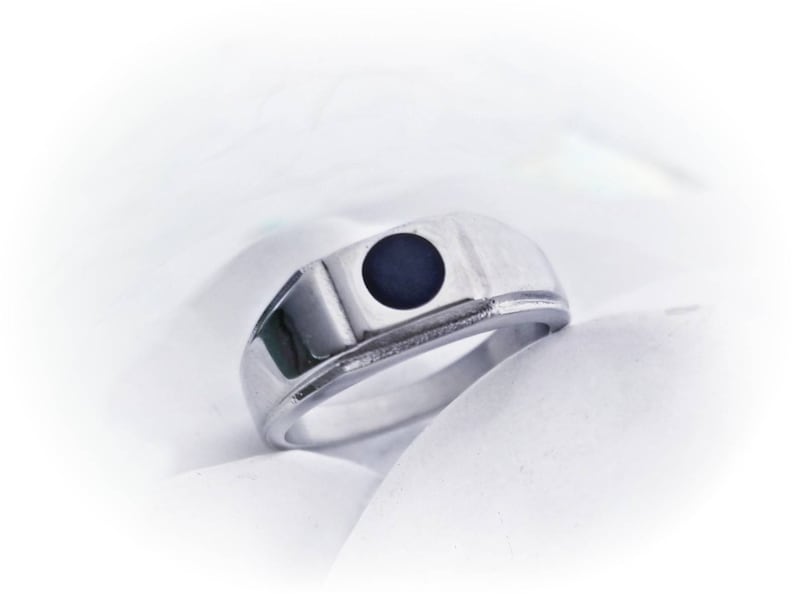 Cremation Jewelry Stacking Rings Men/'s Cremation Ring made with Ashes Men/'s Urn Ring Custom Memorial Ring Pet Loss Memorial Ring