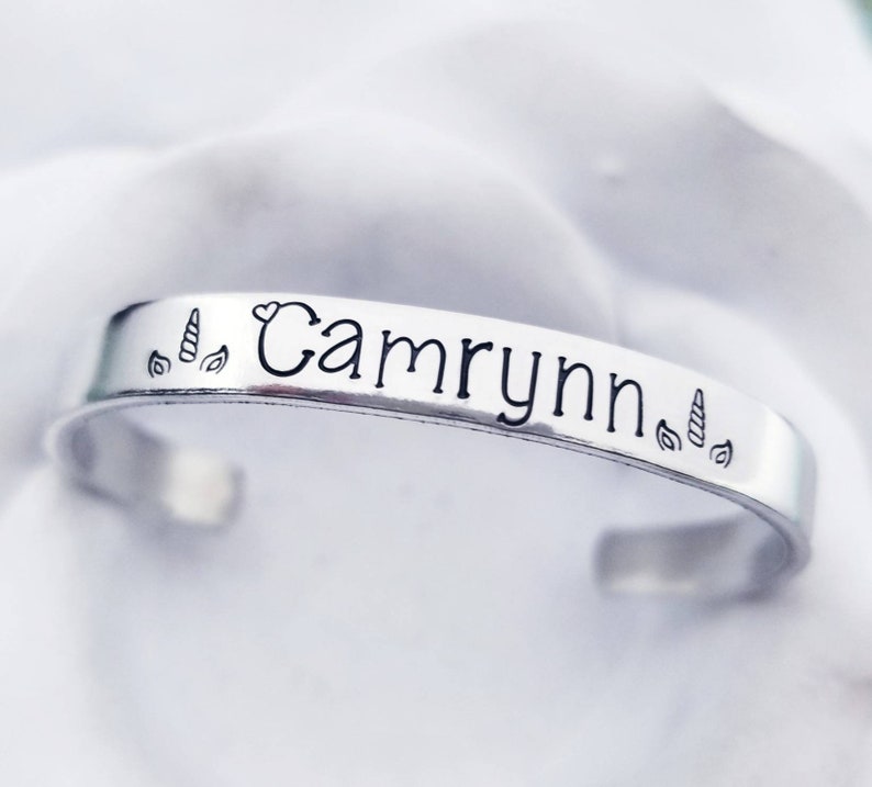 Unicorn Bracelet Personalized Little Girls Bracelet Toddler Etsy