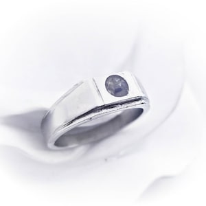 Men&#39;s Cremation Ring made with Ashes or Fur Custom Memorial Ring -Cremation Jewelry Stacking Rings - Pet Loss Memorial Ring - Men&#39;s Urn Ring