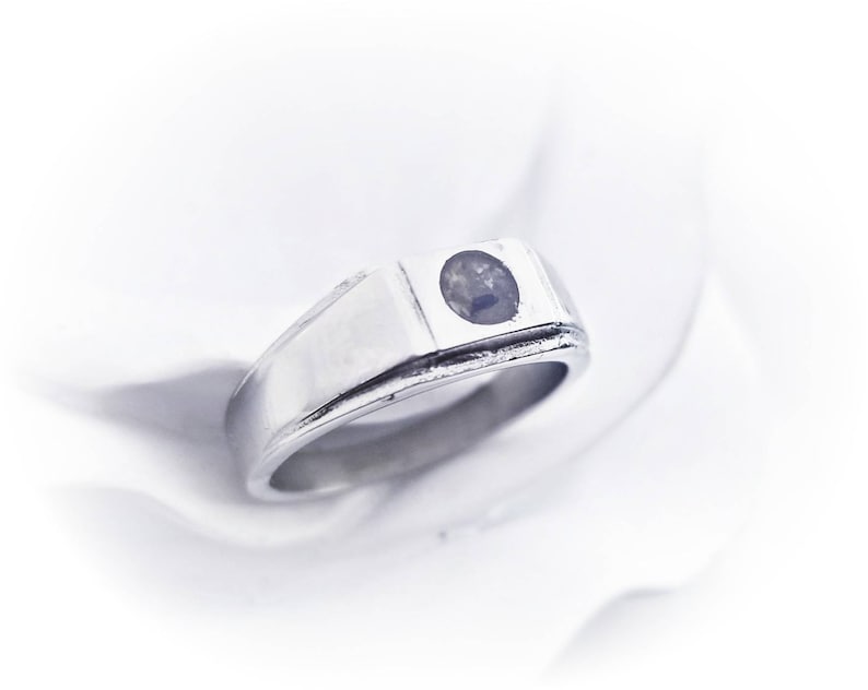 Cremation Jewelry Stacking Rings Men/'s Cremation Ring made with Ashes Men/'s Urn Ring Custom Memorial Ring Pet Loss Memorial Ring