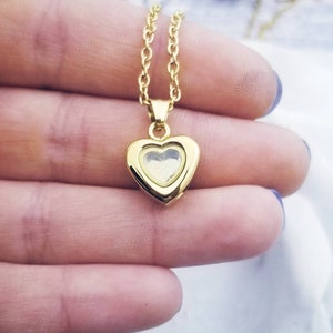 Tiny Heart Cremation Locket