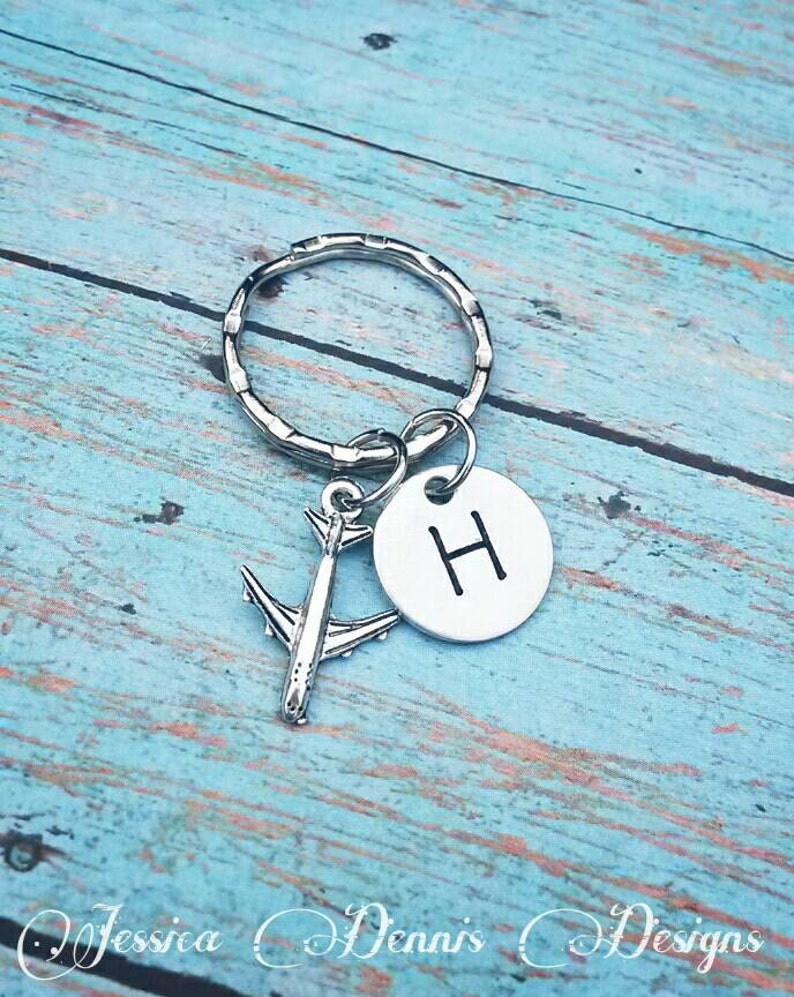 Airplane Keychain Pilot Gift Flight Airlines Worker Gift Etsy