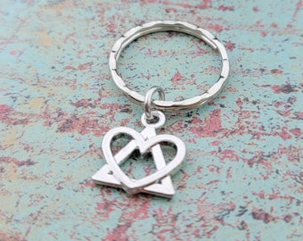 Adoption Symbol Keychain - Adoption Gift