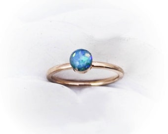 14k Rose Gold Plated Pet Cremation Ring