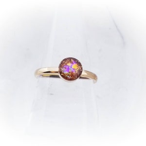 14k Rose Gold Plated Cremation Ring