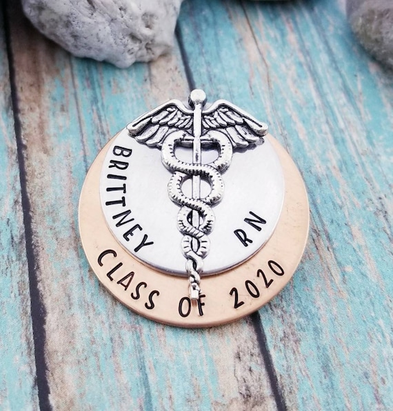 Nursing Graduation Pin RN Pin BSN Nurse Pin Personalized Custom Pin for Nurse Pinning Ceremony  Gift RN Gift Personalized Brooch Pin