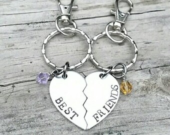 Forever Friend Best Friend Forever Keyring Set - 2 Piece Heart - Foto 9