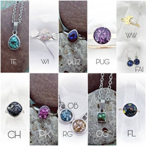 Cremation Necklace Cubic Zirconia Pet Loss Gift Ashes Jewelry Pet Memorial Jewelry Pet Cremation Jewelry Memorial Fur Necklace image 4