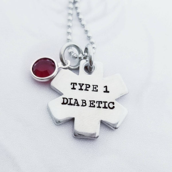 Medical ID Necklace - Medical Alert Cute - Medical ID - Diabetes Medical Alert Jewelry - Epilepsy  - Allergy Necklace Epi Pen Med Alert