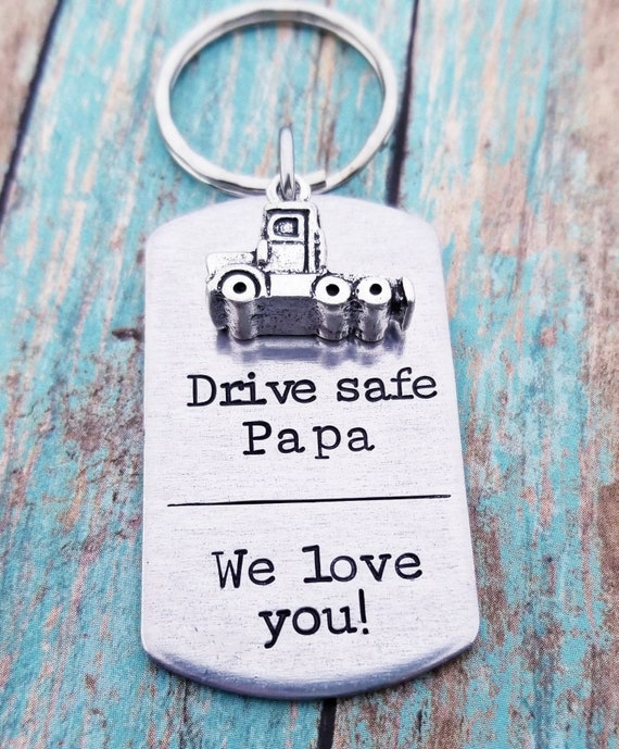 Custom Trucker Keychain: 