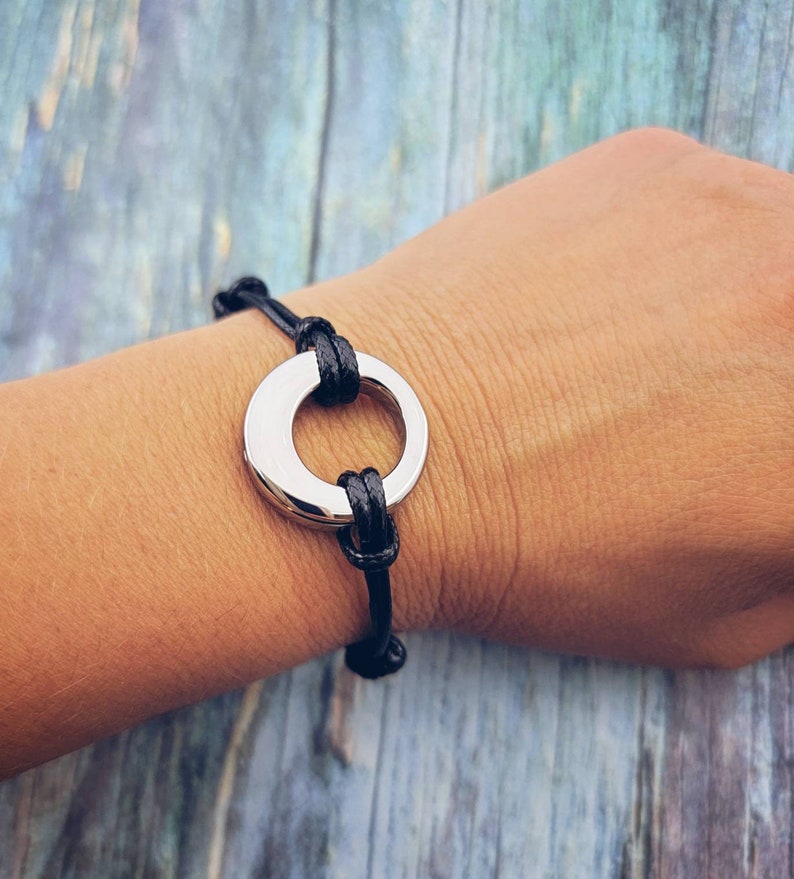 Men's Cremation Bracelet for Ashes Leather Bracelet for Etsy