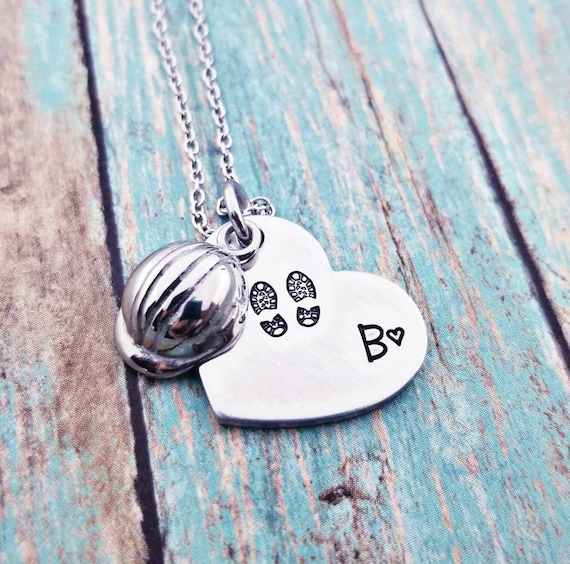 Ironworker's Wife Necklace Heart Necklace Construction Etsy