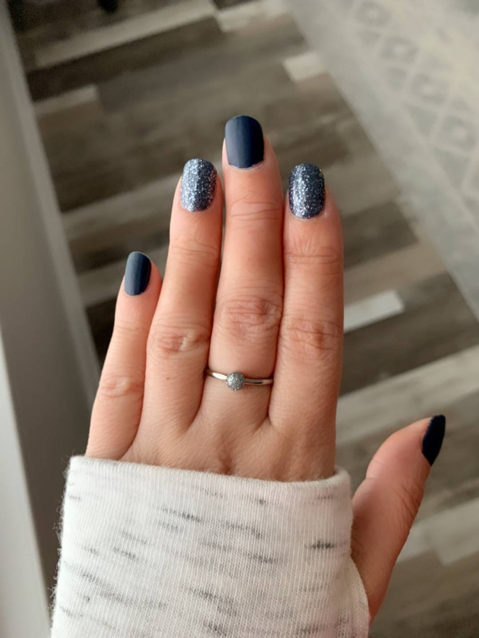 Dainty Cremation Ring Urn Stacking Rings With Ash Custom - Etsy