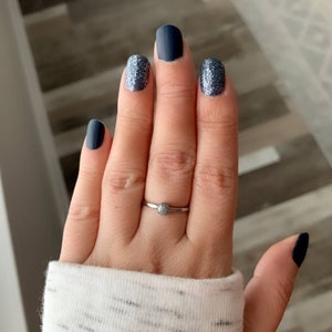 Dainty Cremation Ring Urn Stacking Rings with Ash Custom Memorial Ring Cremation Jewelry 4mm Ring Cremation Birthstone Ring Pet Memorial