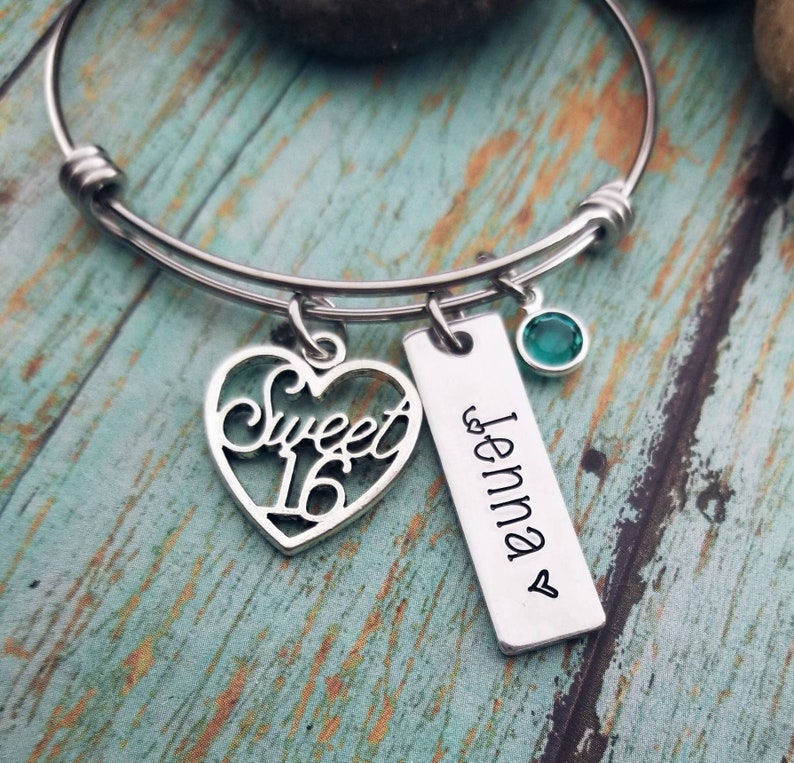 Sweet 16 Cadeau Sweet Sixteen Bracelet Bracelet Bracelet Fille Etsy